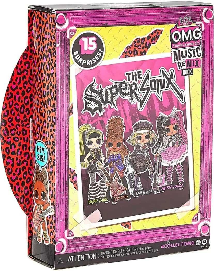 Лялька ЛОЛ Ремікс Фурія LOL Surprise OMG Remix Rock Ferocious Fashion