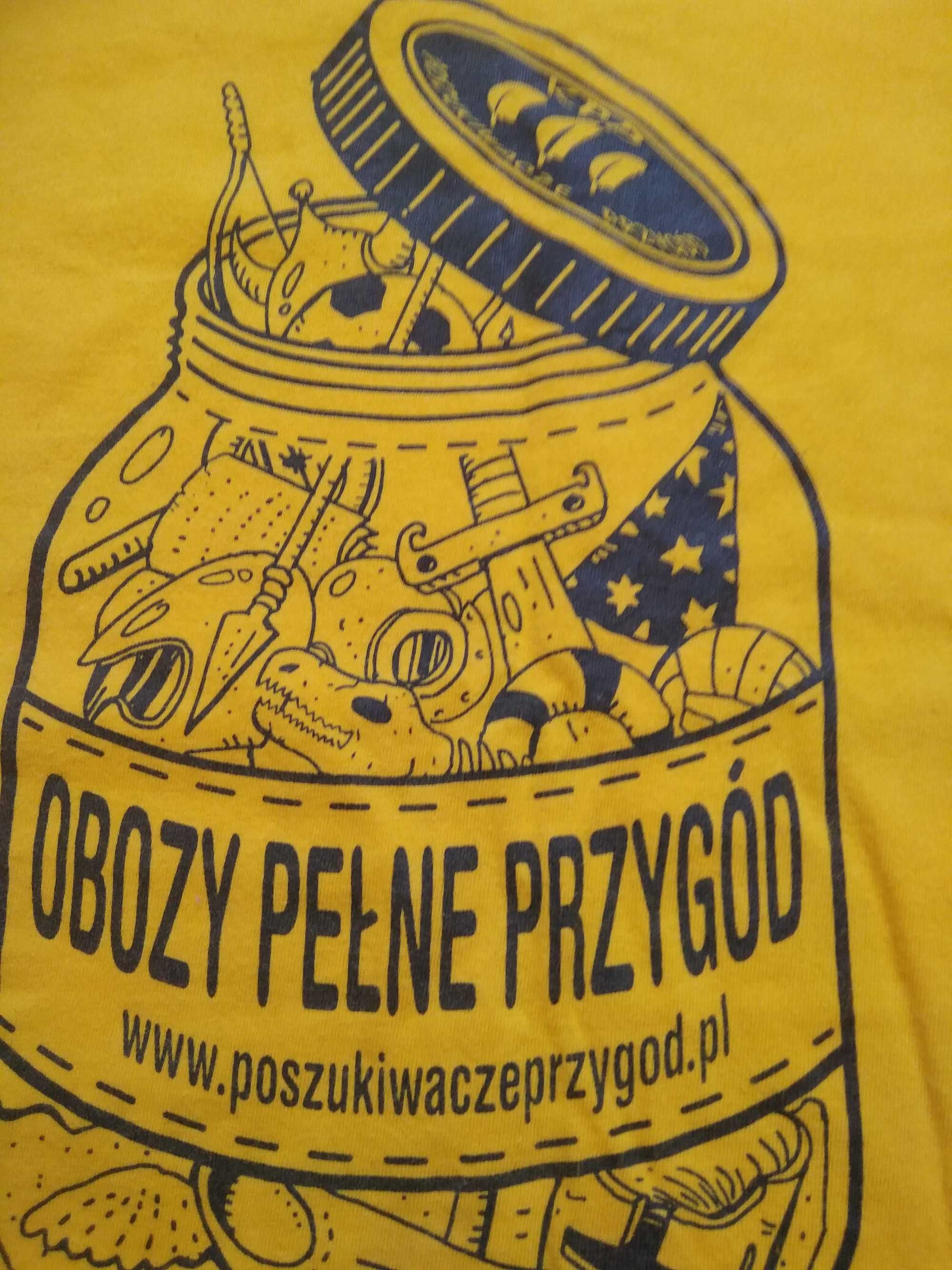 Nowy Fajny Podkoszulek kolor żółty
