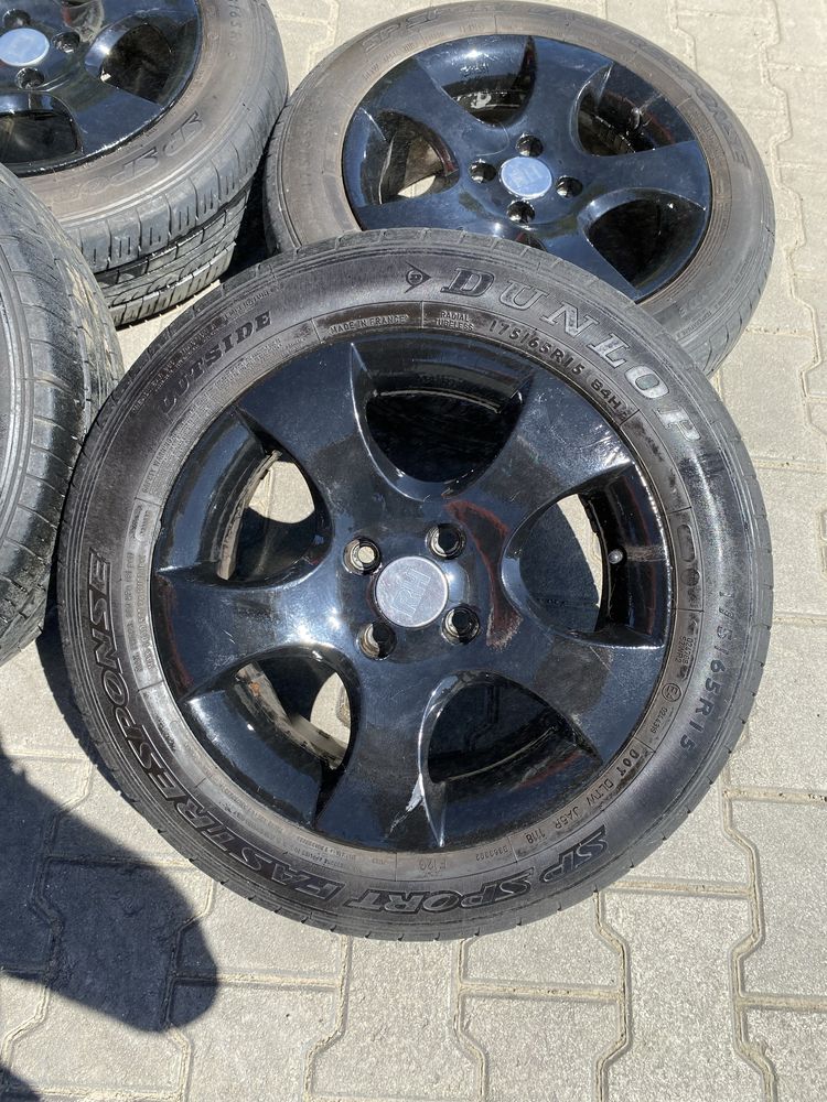 Felgi RH 15 z oponami lato + zima ( 4x100 6.5j et35 )