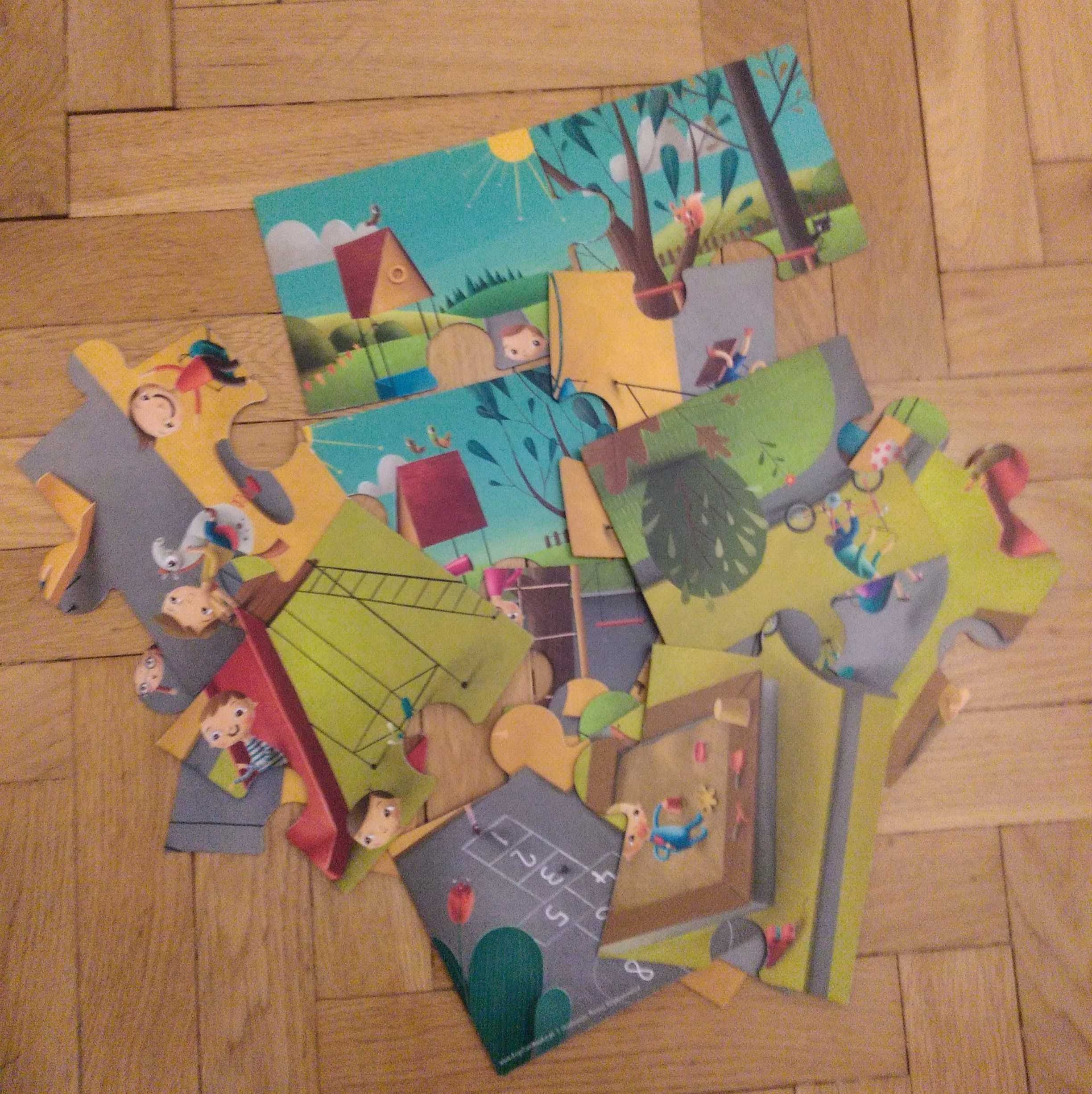 Puzzle XXL Plac Zabaw Kapitan Nauka