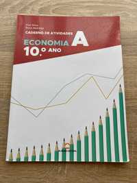 Caderno de Exercícios de Economia A do 10º Ano Plátano Editora