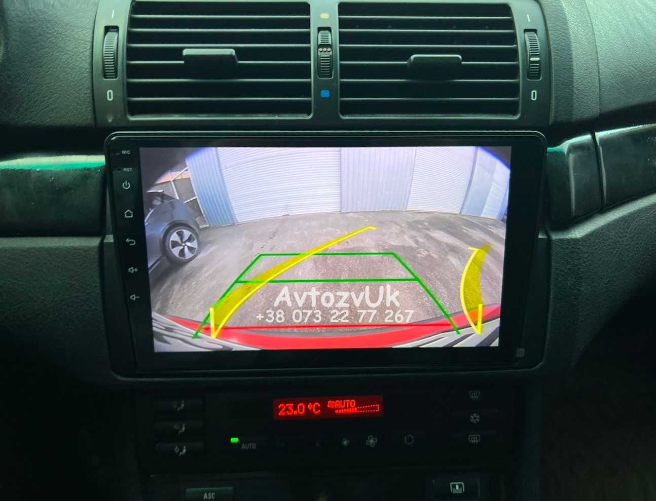 Магнитола e46 BMW M Андроид 2 дин din GPS USB е46 CarPlay Android 14