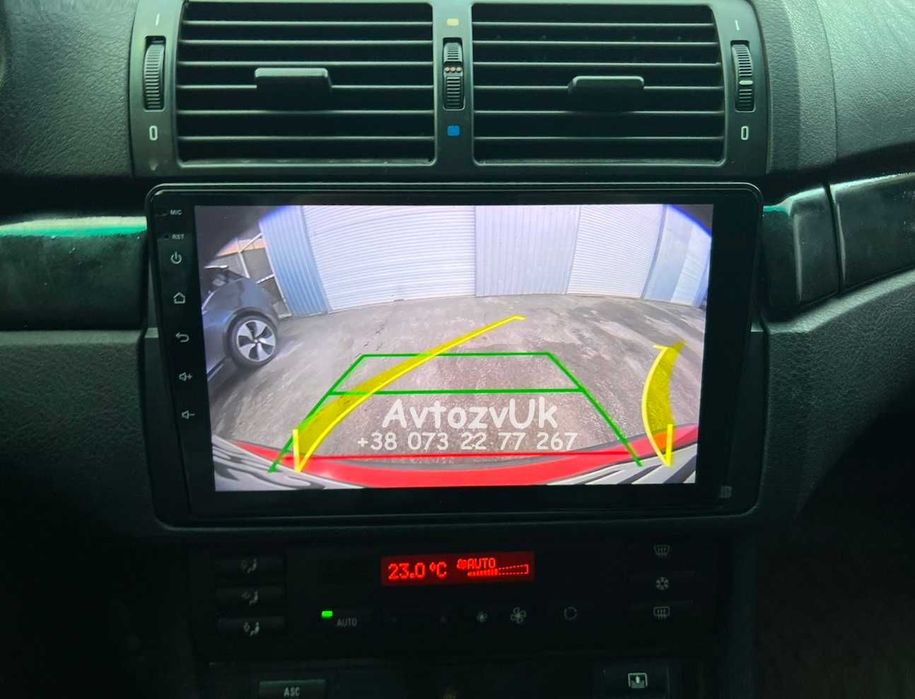 Магнитола e46 BMW M Андроид 2 дин din GPS USB е46 CarPlay Android 13