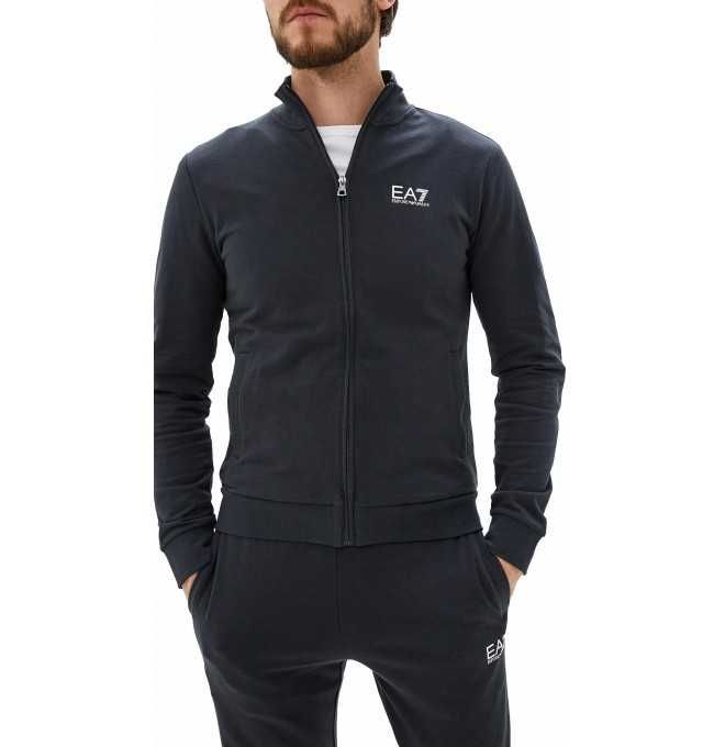 EMPORIO ARMANI EA7 sportowy dres NIGHT BLUE kompletny Oryginał
