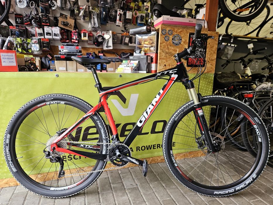 GIANT XTC  rower górski MTB ROCK SHOX Deore SLX koła 29 karbon