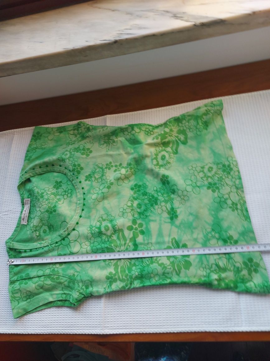 T-shirt Verde Esmeralda da Zara - Tam° M