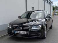 Audi A8 LONG 4.0 V8T 420KM Stan idealny HUD Kamery 360 Radary Masaże ZAMIANA