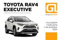 Toyota RAV4 Executive biała perła 4x4 222KM hybrid Rok prod. 2024 DOSTĘPNA OD RĘKI