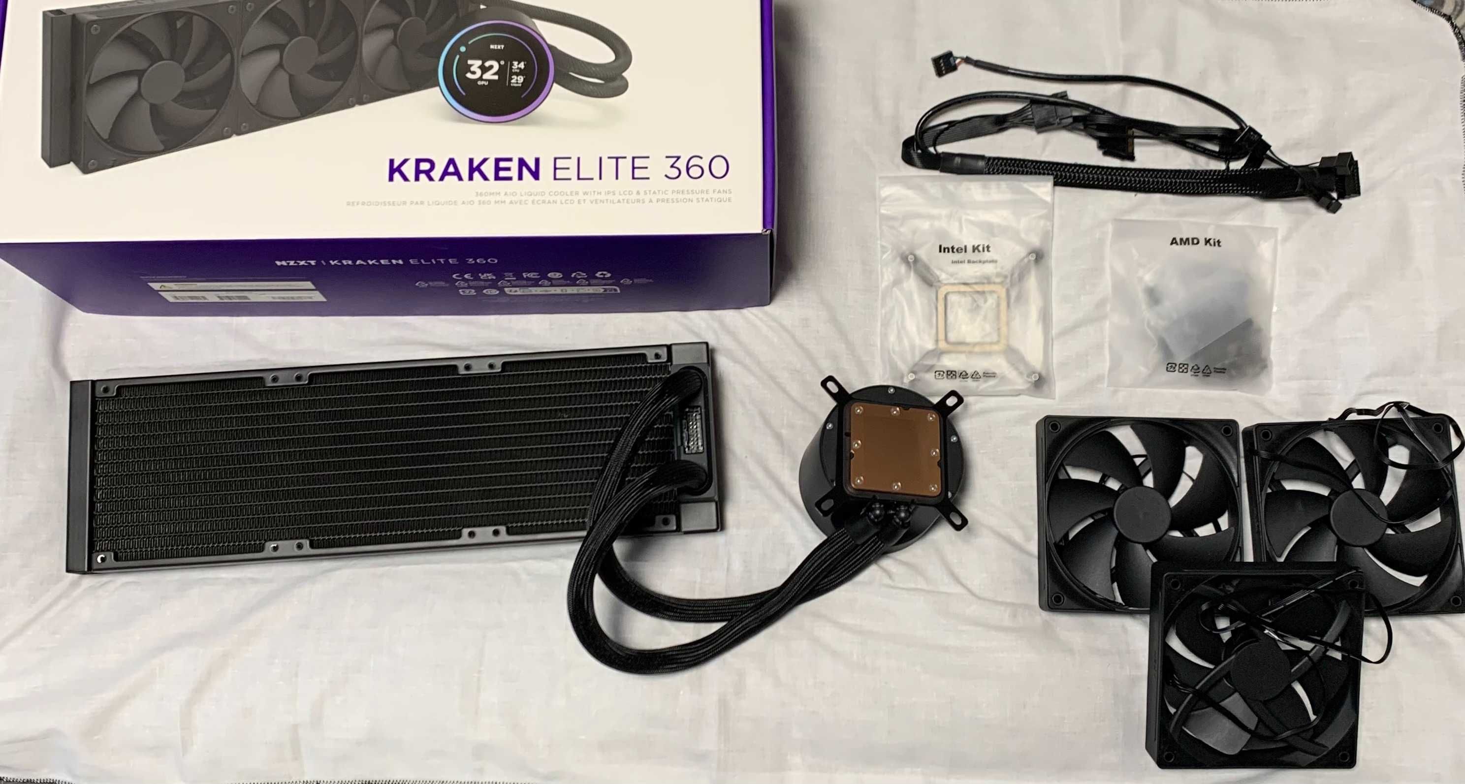 Водяна система охолодження NZXT Kraken Elite 360 (RL-KN36E-B2)