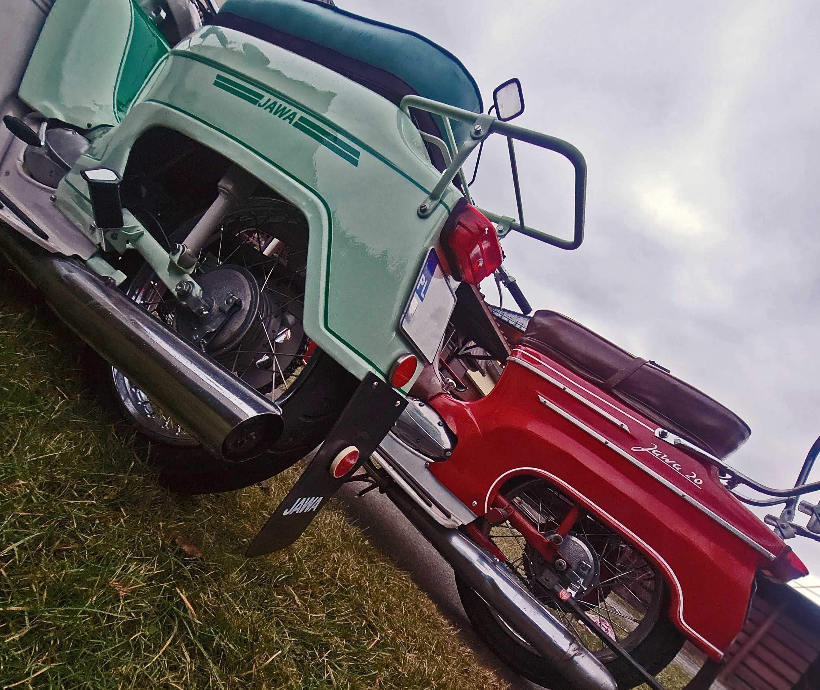 Szparunki, naklejki, logo, JAWA 50 20, 20-P Kaczka, Mustang, 555
