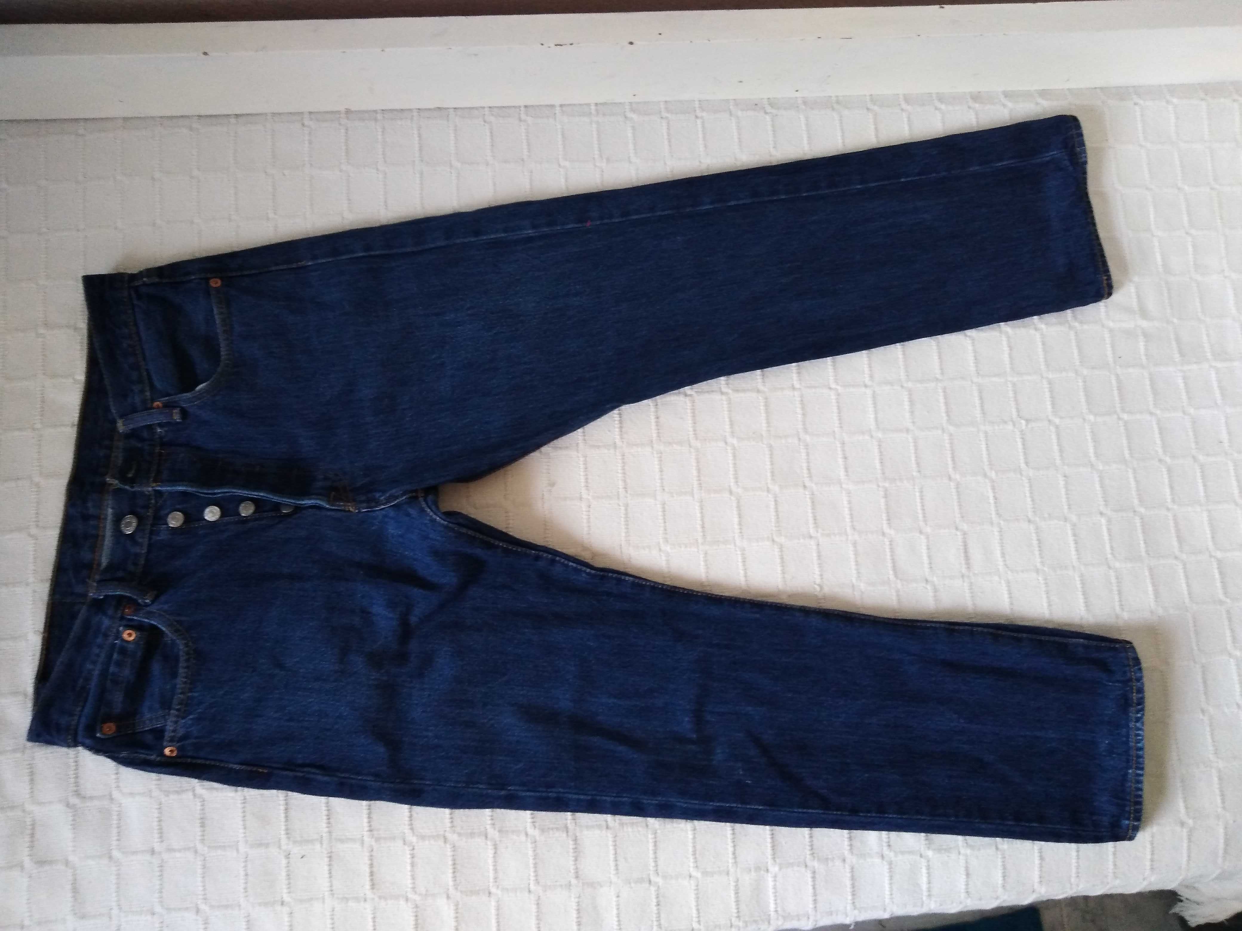 Calças Ganga Azuis Levi Strauss & Co W32 L30