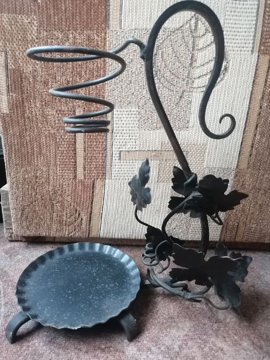 Stojak, solidny, metalowy, kwietnik