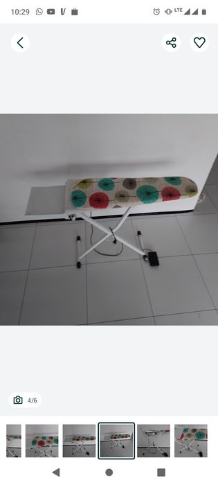 Deska stół do prasowania z odsysaniem pary