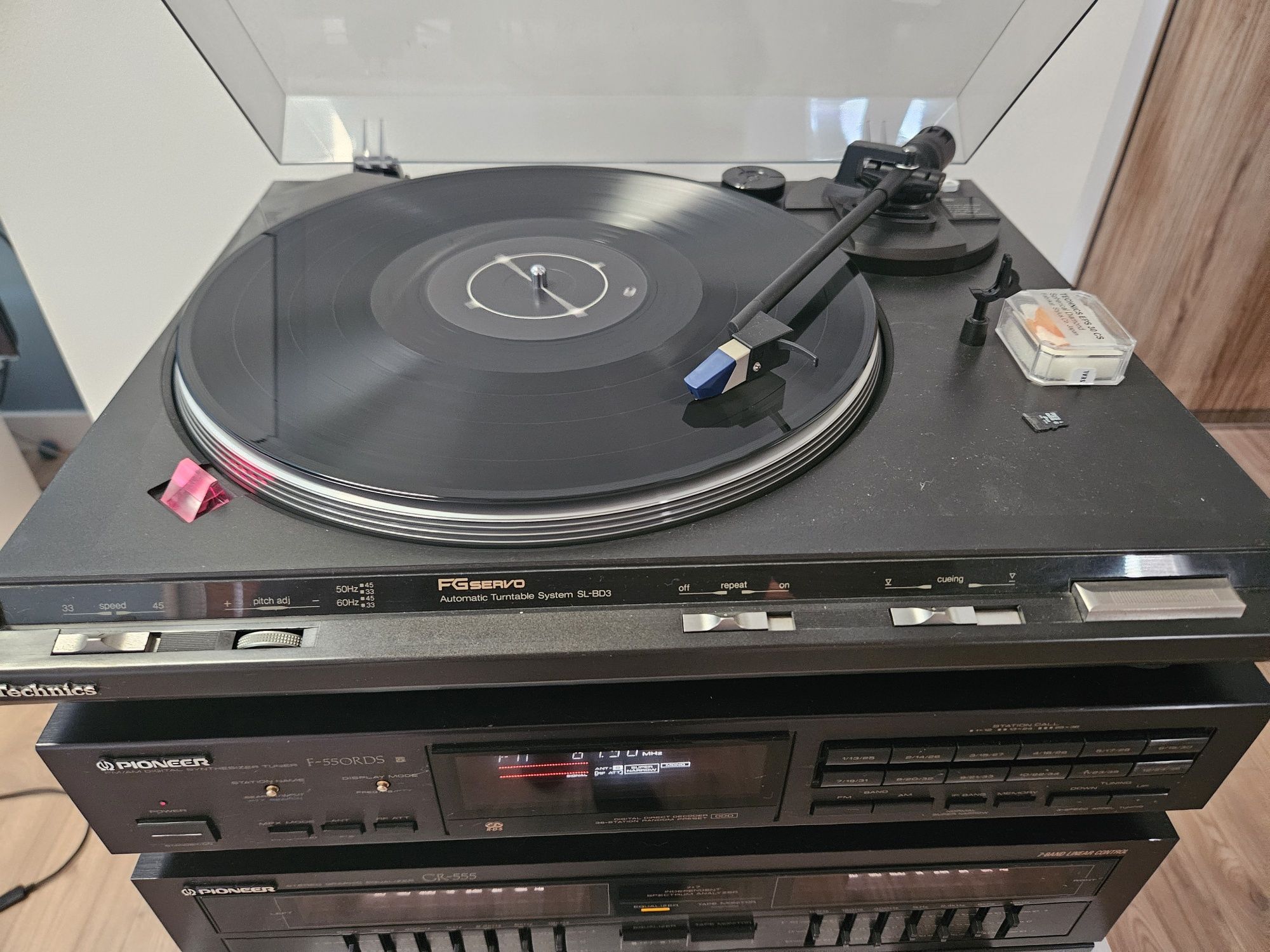 Zestaw Pioneer A-656, GR-555, PD-7100, minidisc, wieża, segment,bolero