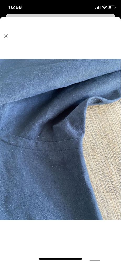 Рубашка сорочка cos бавовна ,синій,xs,s,m,l