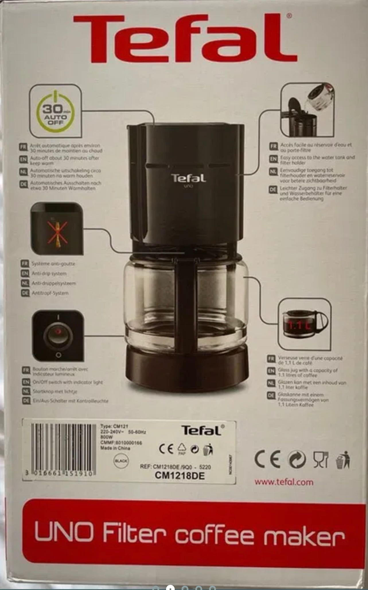 Máquina de Café TEFAL (NOVA)