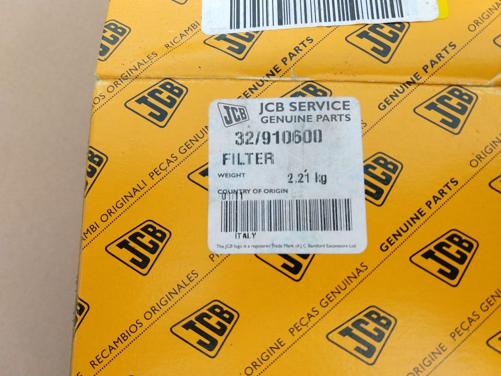 Filtr hydrauliczny z podstawą ładowarki JCB ze skrzynią automatyczną