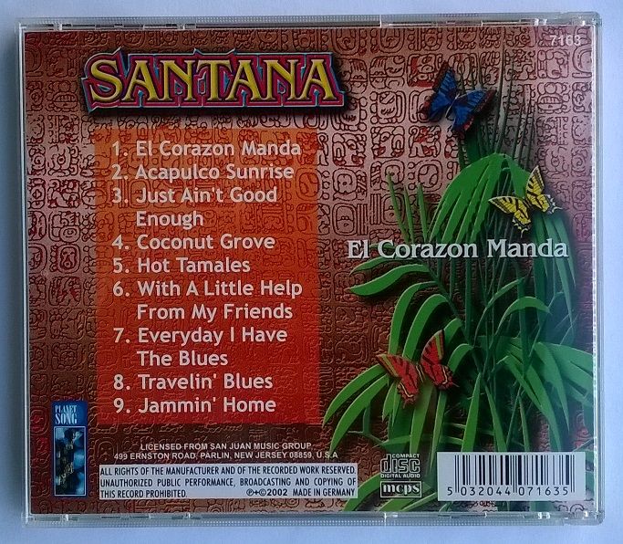 CD Santana - El Corazón Manda