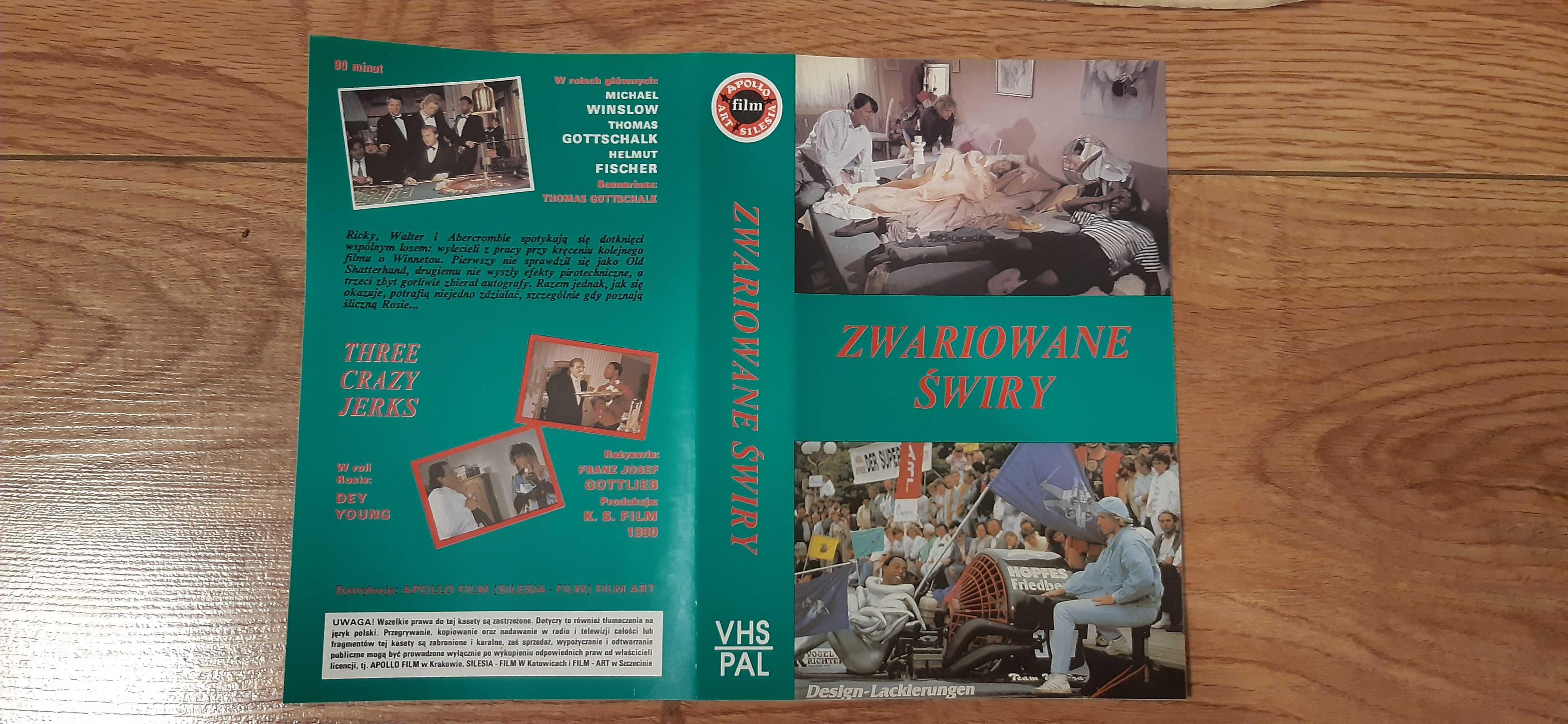 stara okładkowa filmowa z kasety vhs dla kolekcjonerów