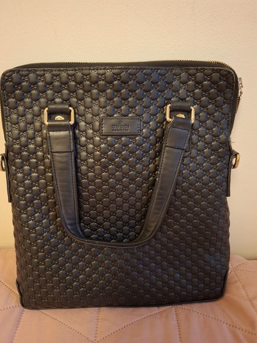 Torba gucci na laptopa skórzana
