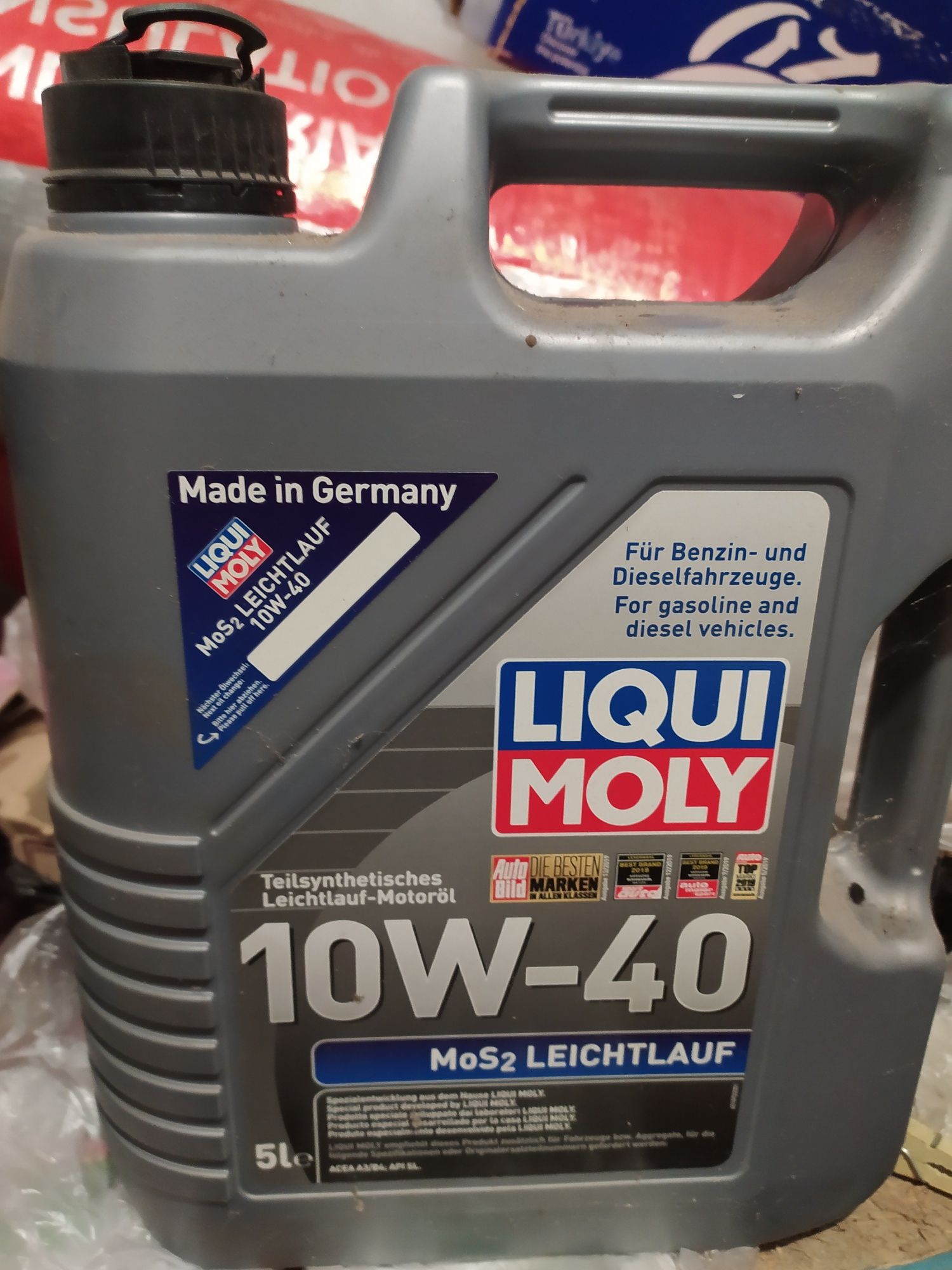 Олива масло лікві молі 10w40 liqui moly