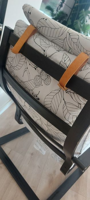 Fotel poang lekko bujany
