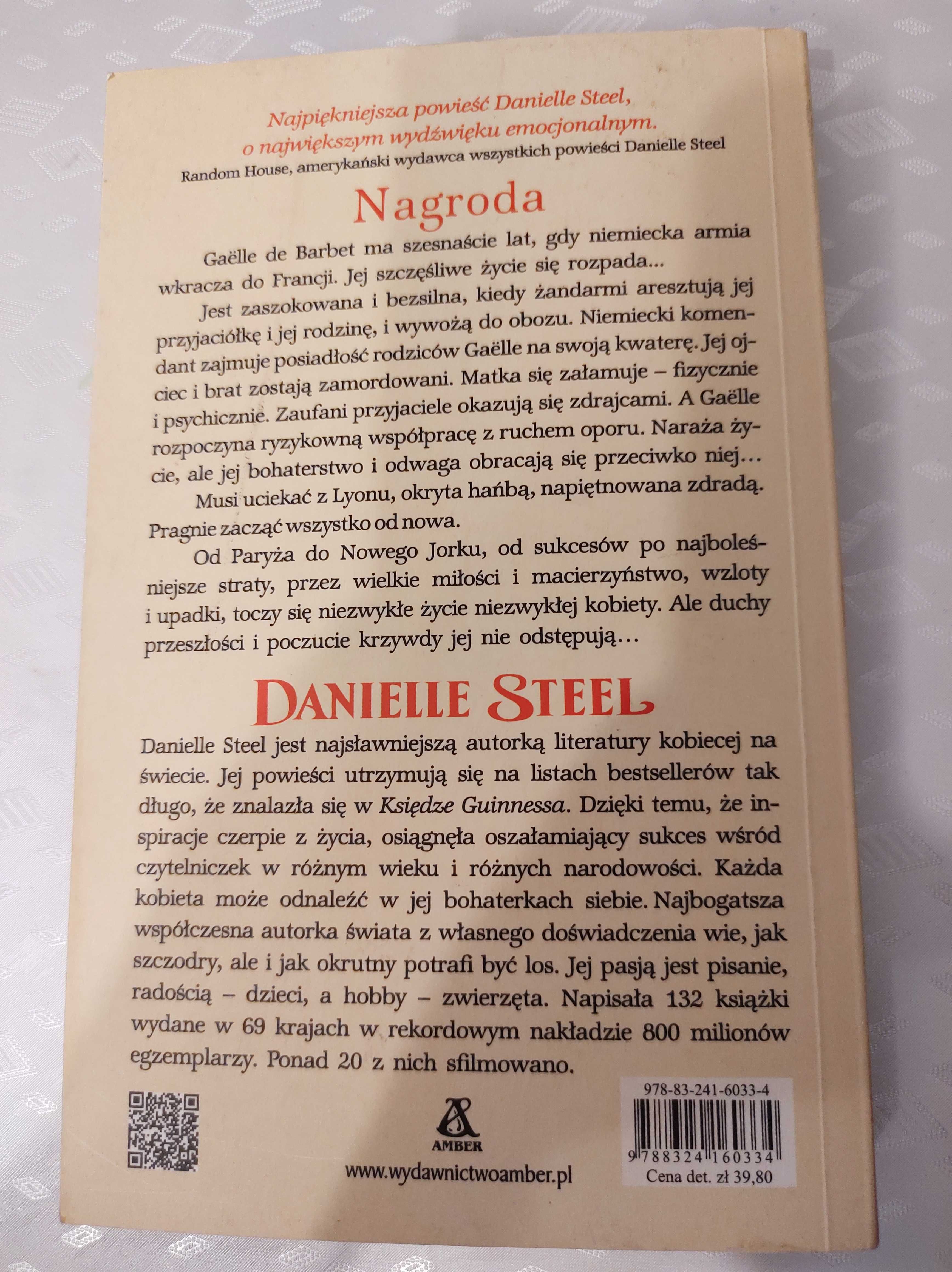 Książka Danielle Steel - Nagroda