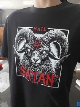 Koszulka tshirt, Hail Satan