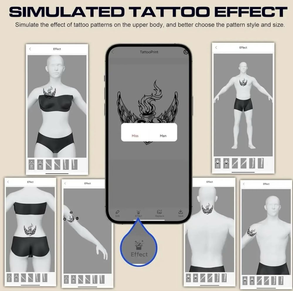 Принтер для трафаретів STIGMA MHT‑P8008 | Bluetooth | 2500 мА·год