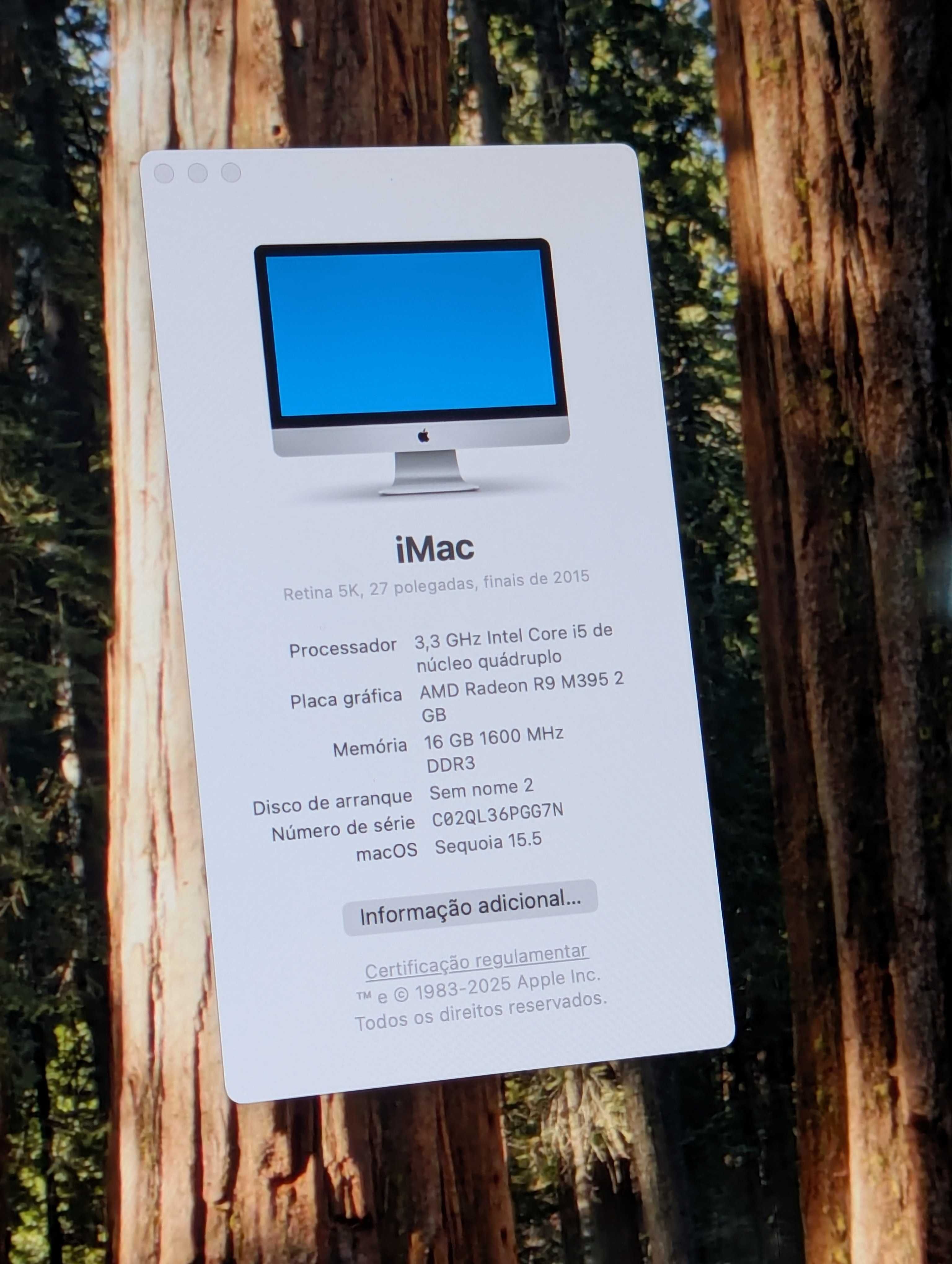 Apple iMac 27' 5K 2015 (macOS Sequoia)