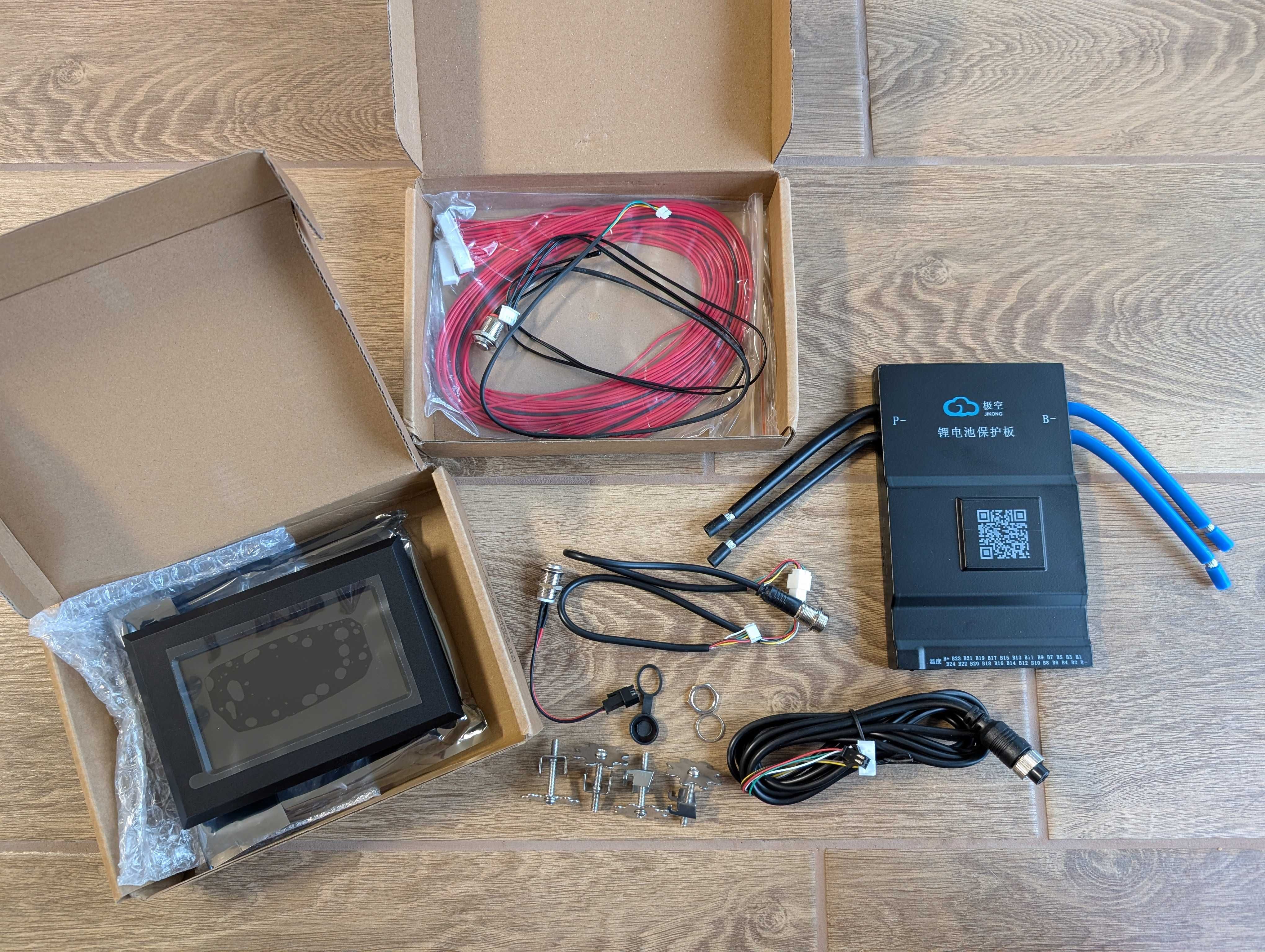 JK BMS 150A 7-20s, max 300A, balansowanie 1A JK-B1A20S15P