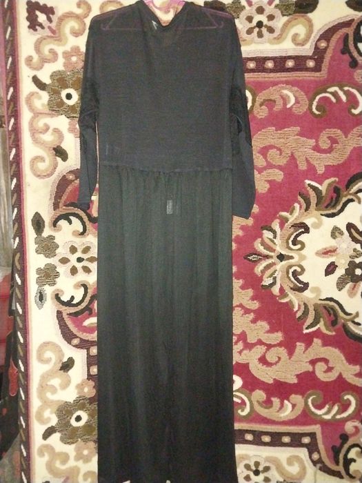 Красивое,трикотажное  длиное платье  в пол.