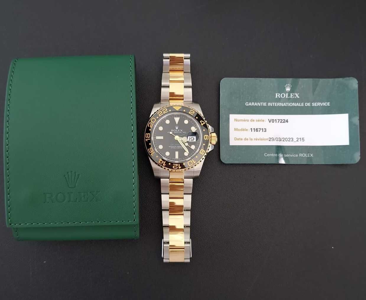 Rolex GMT-MASTER II ouro/aço (Garantia 2 anos)