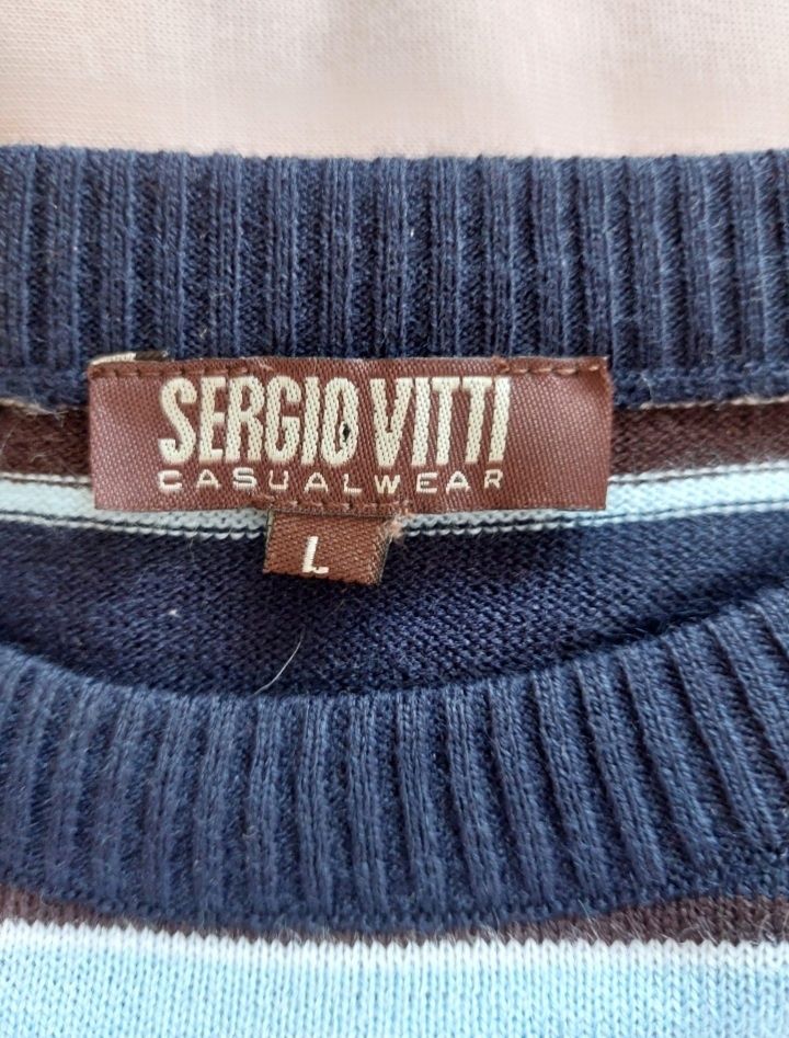 Nowy męski sweter. Sergio Vitti. Rozmiar L.
