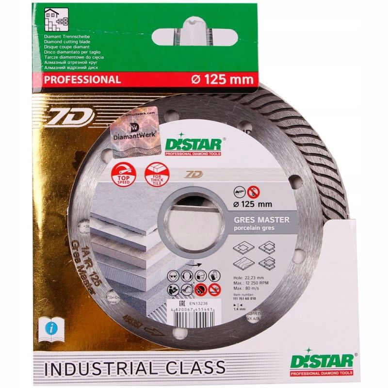 Distar Gres Master 7D 125Mm Szybka Tarcza Do Gresu