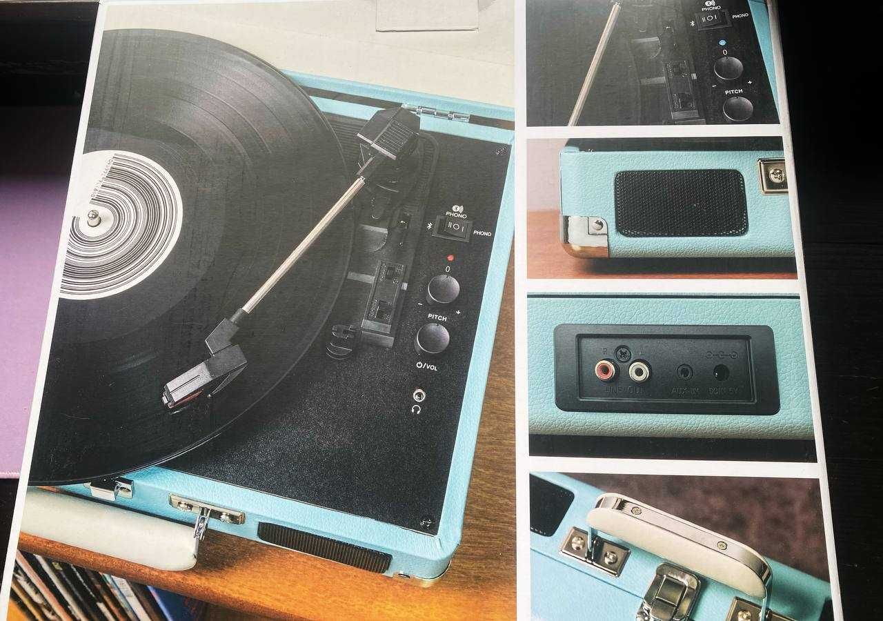 Вініловий програвач Crosley Cruiser Plus Slate Bluetooth