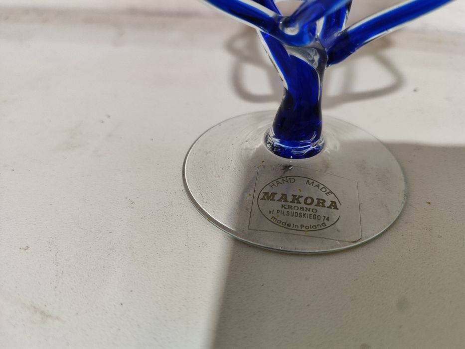 Stara Lampa Naftowa Olejowa Krosno Szkło PRL