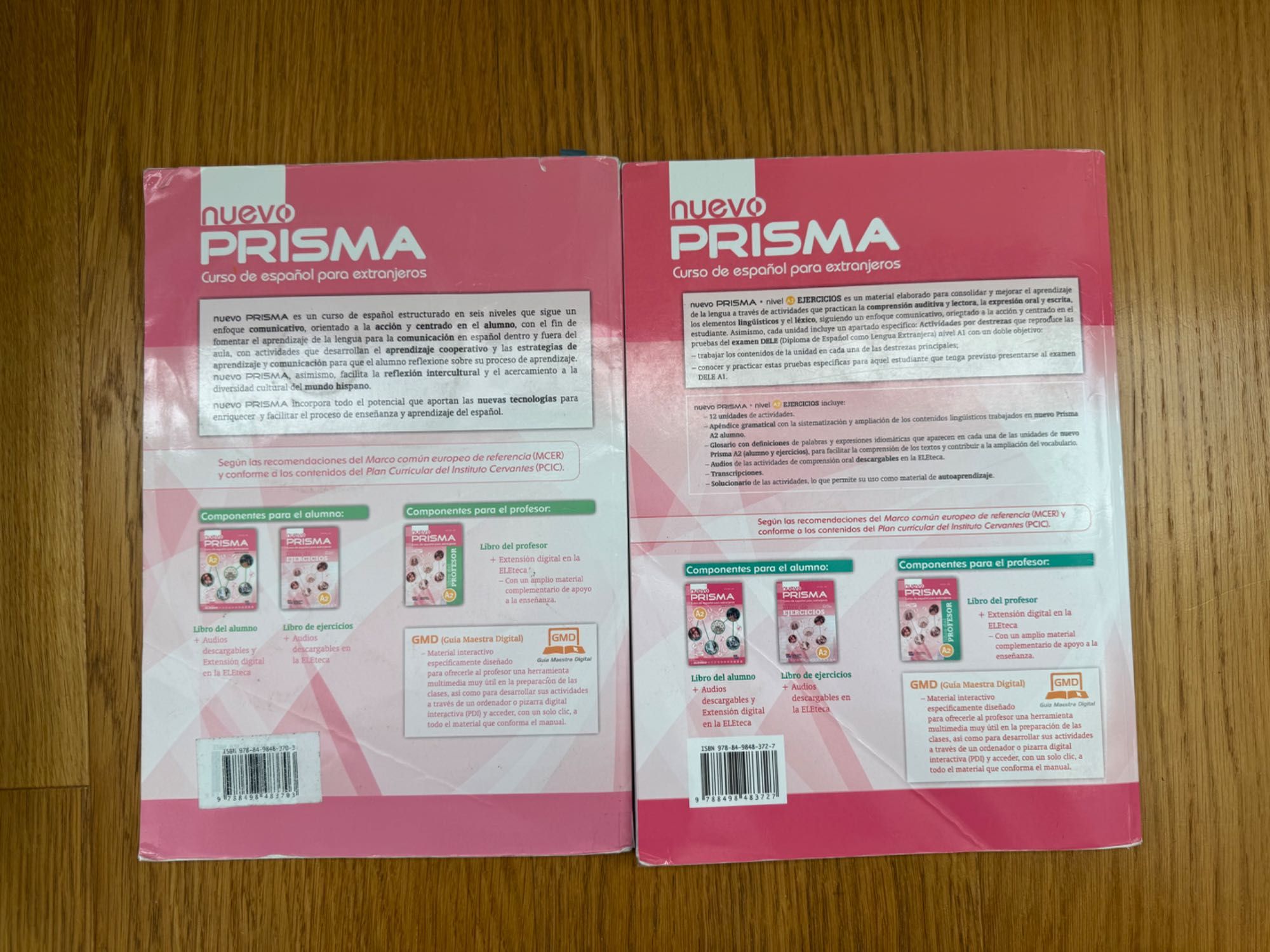 nuevo prisma A2 podręcznik z płytą CD i ćwiczenia język hiszpański
