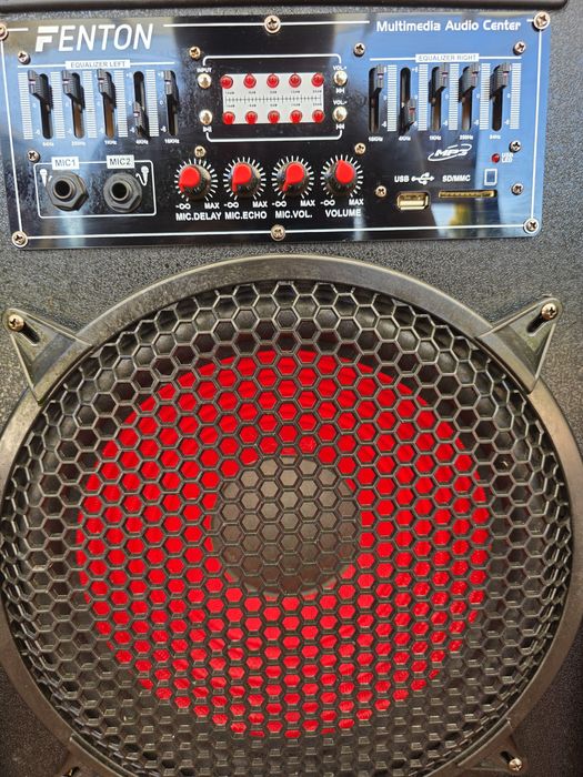 12" Głośniki kolumny Fenton 1200 W Aktywne Bluetooth