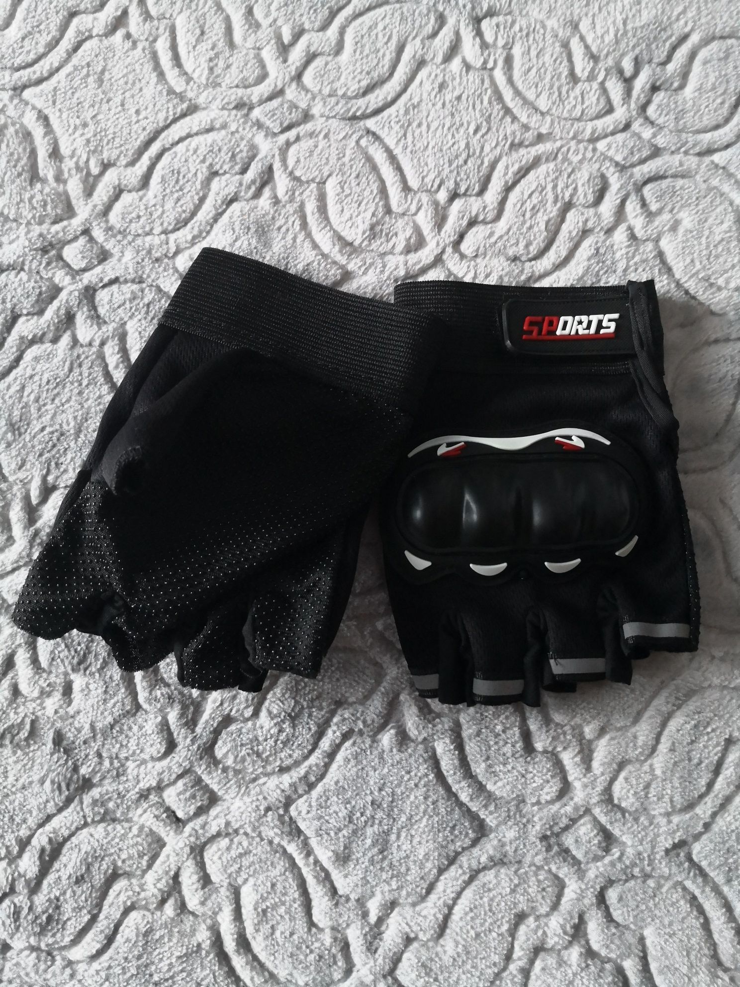 Rękawiczki ochronne sporty ekstremalne czarne XL