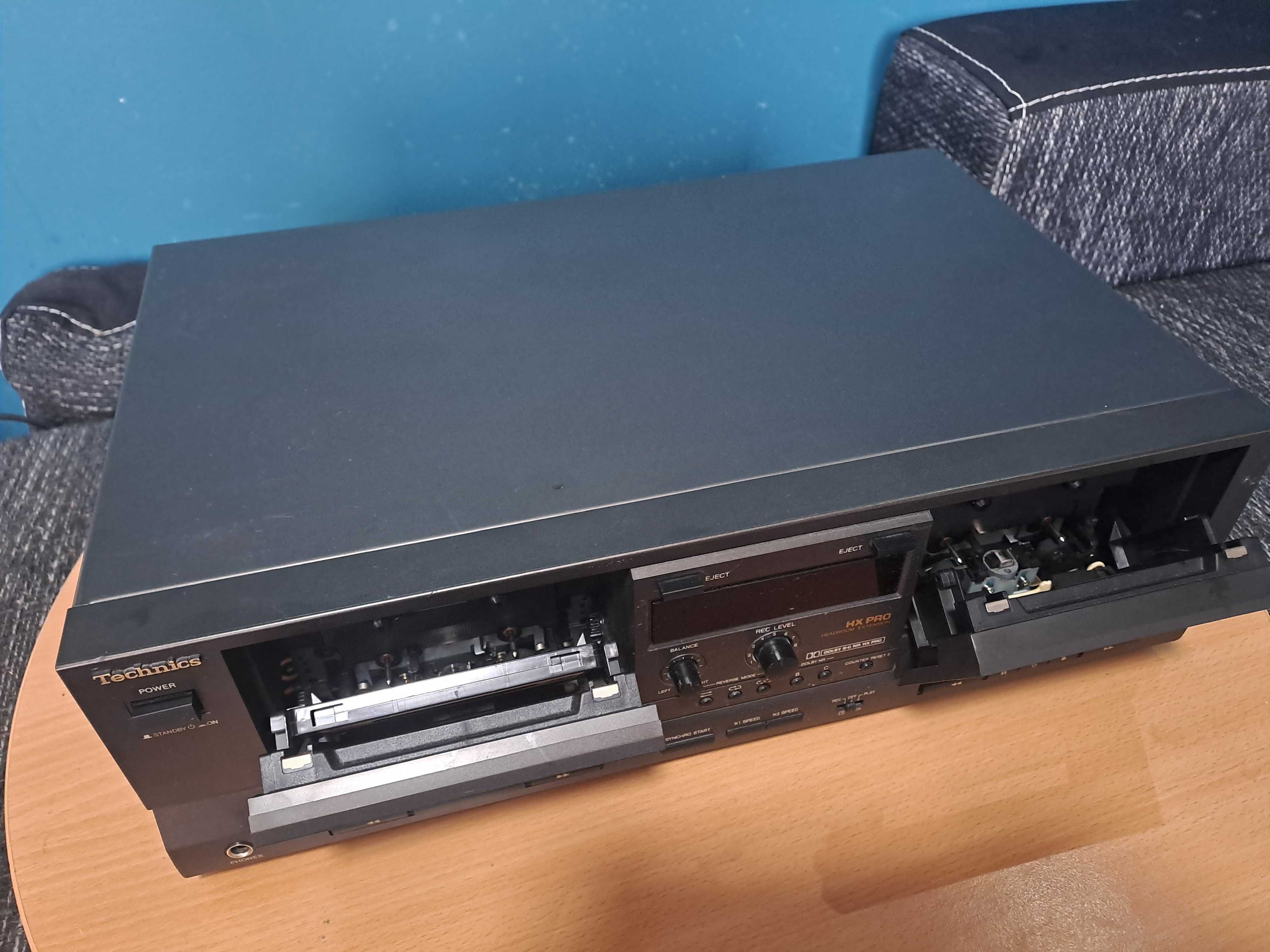 Magnetofon Technics RS-TR 313 2 kasetowy deck brak jednej stópki