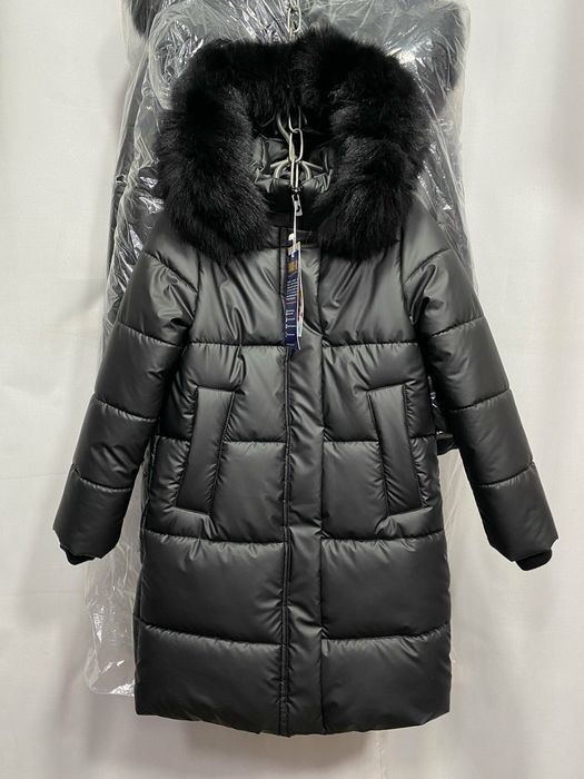 Новинка, пуховик для девочек, 122-158 см