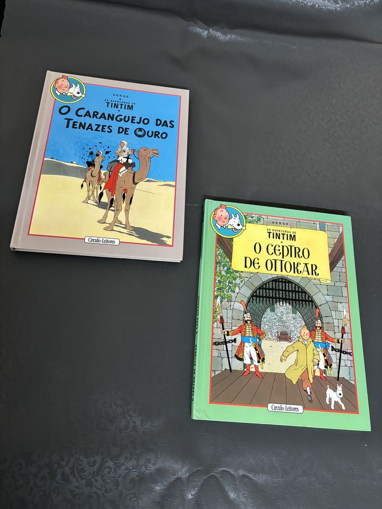 Livros “As aventuras de Tintin”