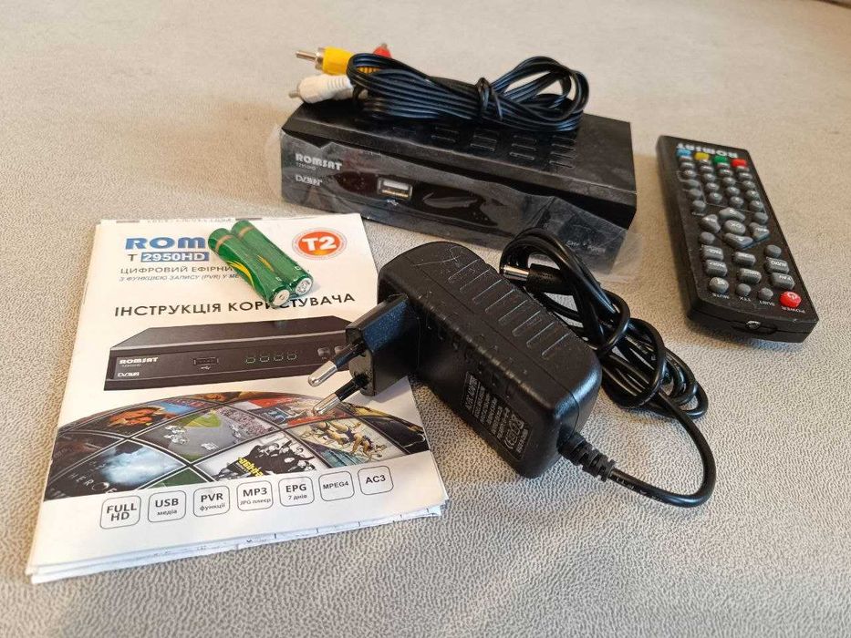ROMSAT T 2950HD. Продам новый цифровой эфирный ТВ-2 ресивер