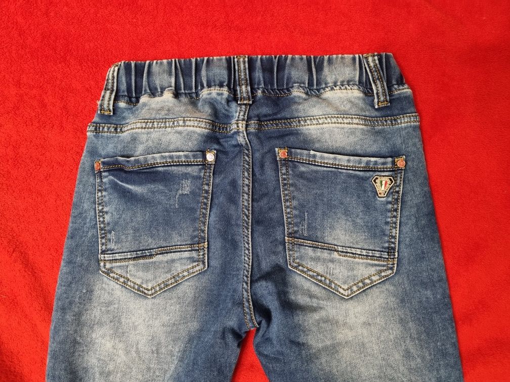 Jogery jeans r.29 Ok 164-170 jak nowe