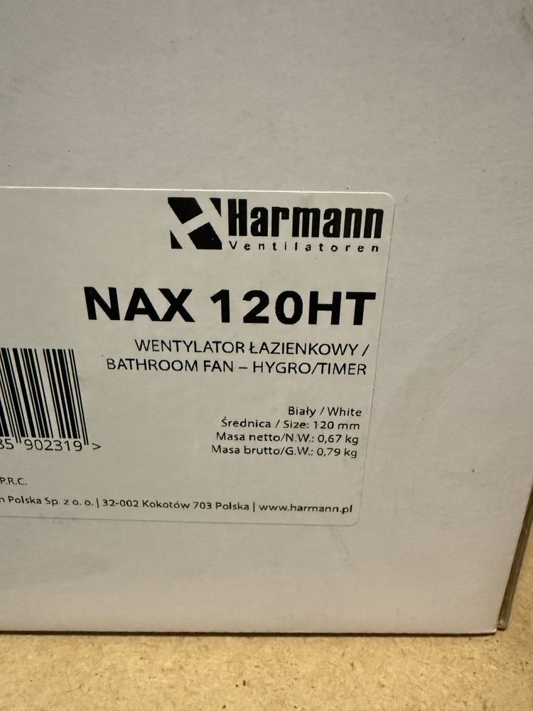 Wentylator Harmann 120