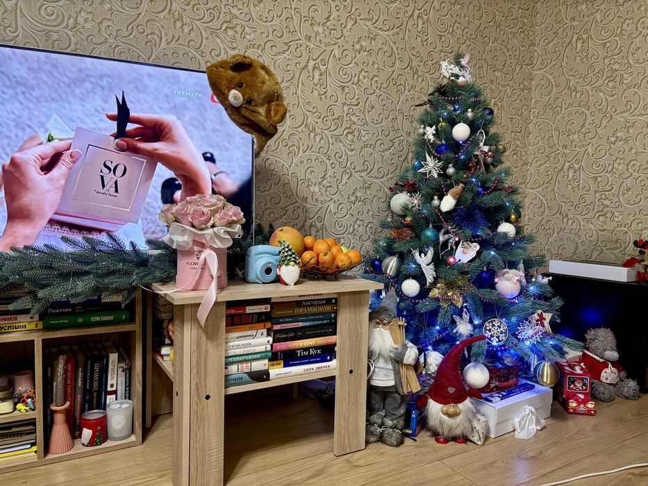 Лита ялинка та потяг різдвяний у подарунок