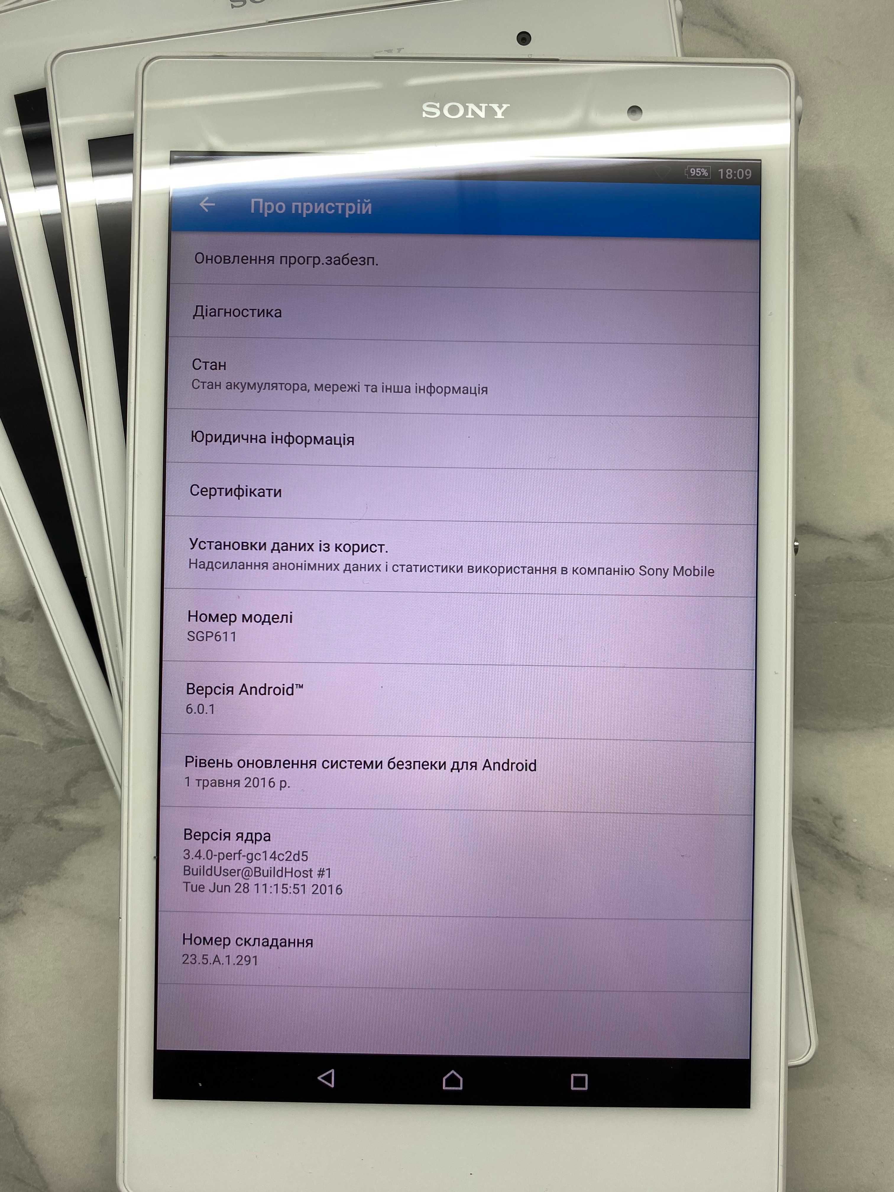 Sony Xperia Tablet Z3 3/16GB Wi-Fi SGP611 8'' IPS 1920x1200
