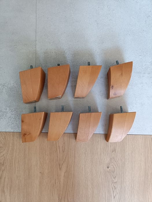 Nogi drewniane do sofy, komody