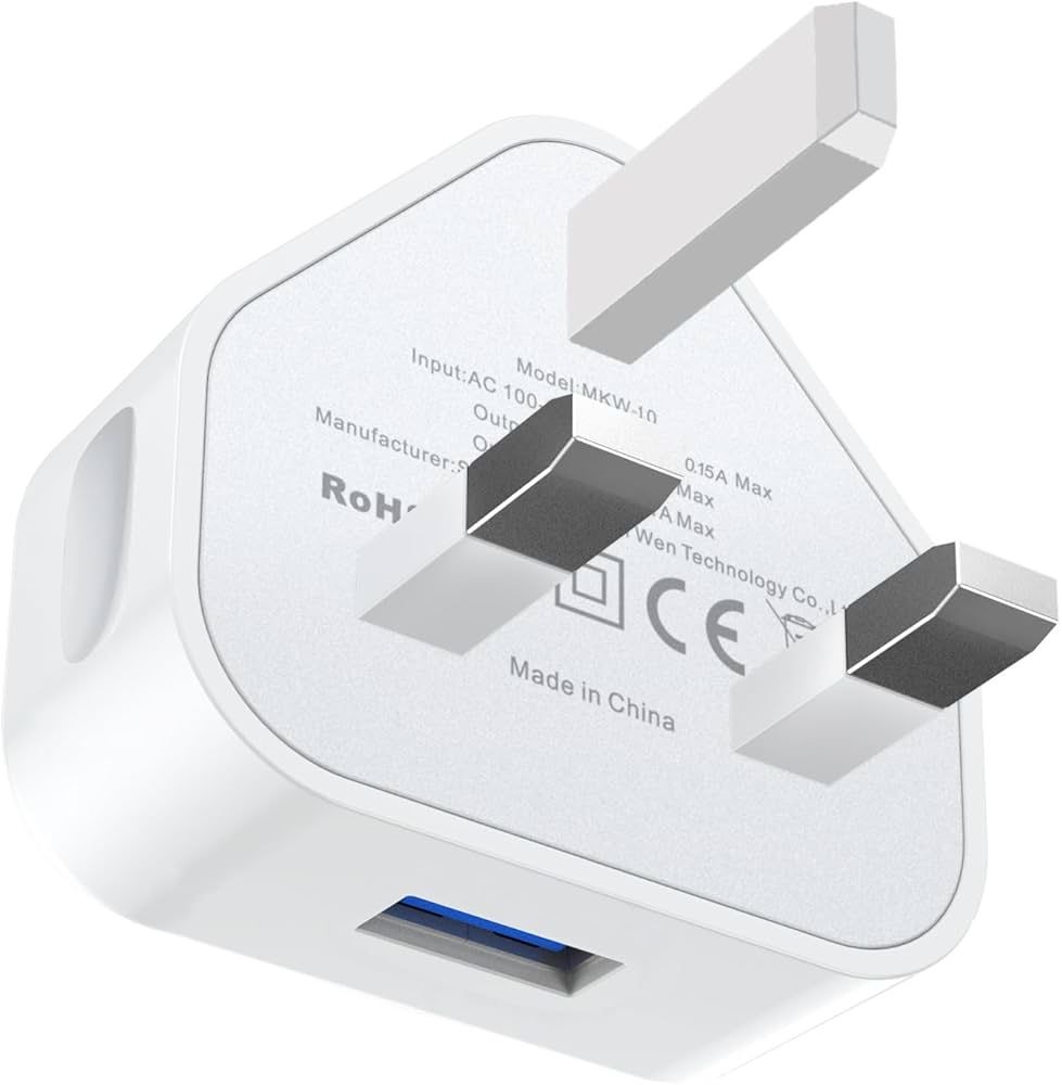 Ładowarka Ścienna USB-A ISB-C 18W UK